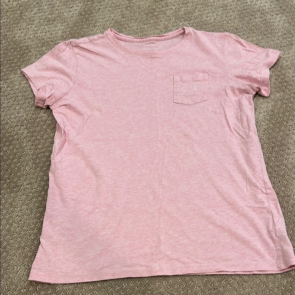 Vineyard Vines Pink Short Sleeve Tee